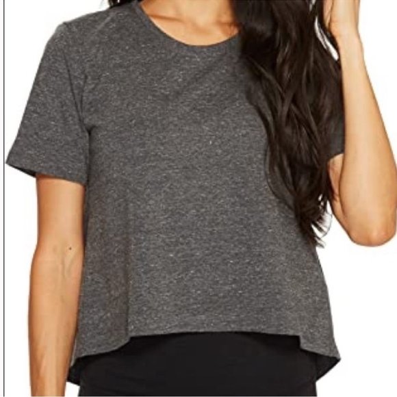 Adidas Grey Open Back Short Sleeve T-Shirt - Picture 3 of 13